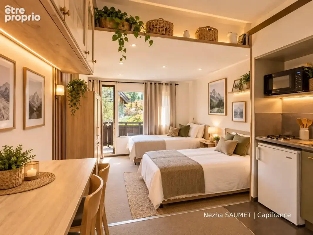 Appartement à vendre; Avoriaz, Studio, ascenseur, Balcon - photo 2