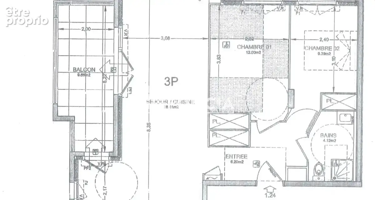 Dernier étage : 3 pièces avec double parking en sous-sol - photo 10