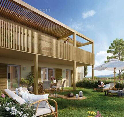 Appartement T3 de 66 m² avec jardin de 206 m² + place privative à Saint-Just - construction en cours - photo 7