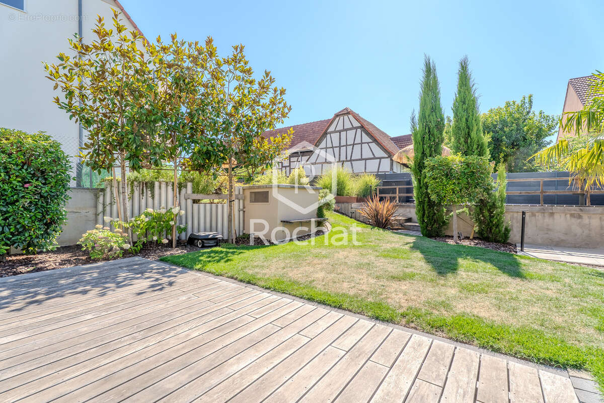 Oberschaeffolsheim   rare t4 rez-de-jardin avec piscine, jardin de 275 m2 et garage double - photo 22