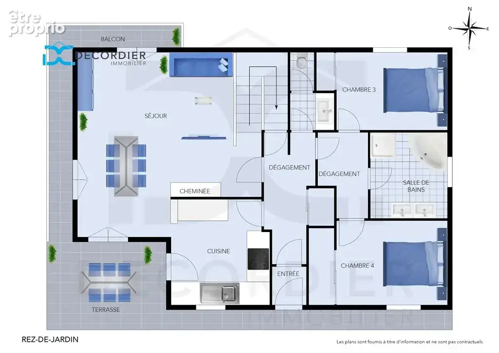 Neuvecelle maison 6 ch au calme - photo 3