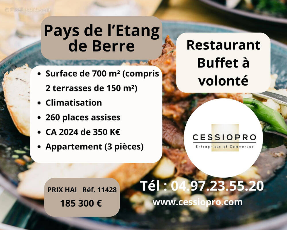 Commerce à CHATEAUNEUF-LES-MARTIGUES
