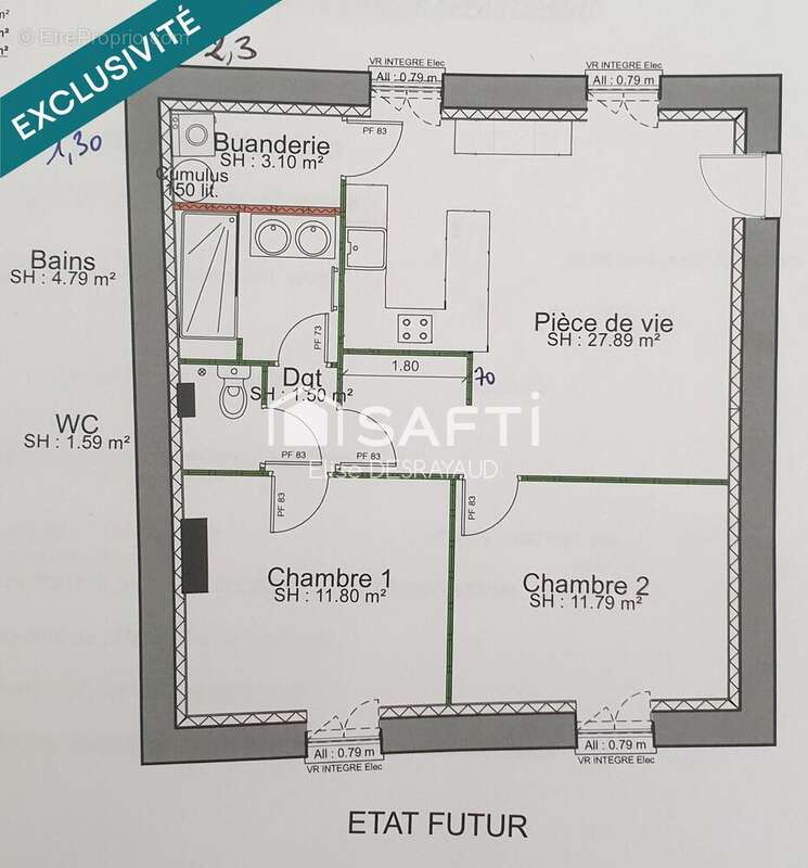 Appartement 64 m² à Macon  - photo 4