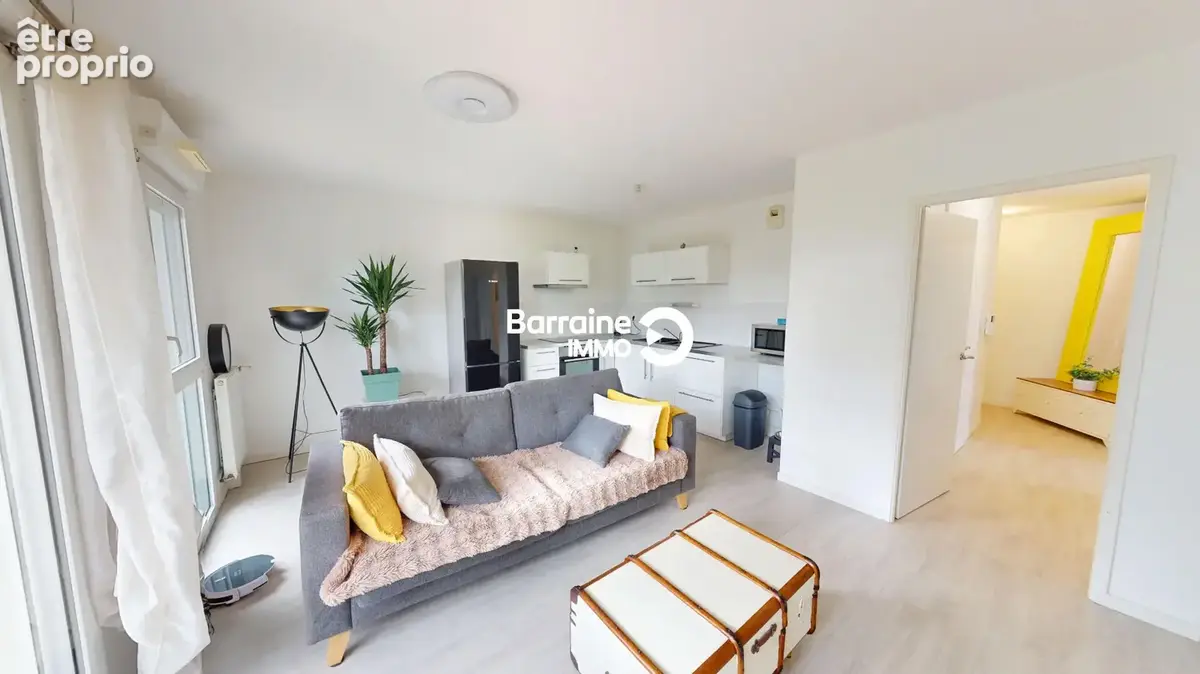 A vendre  le relecq-kerhuon   t3   residence recente   jardin   terrasse   parking - photo 5