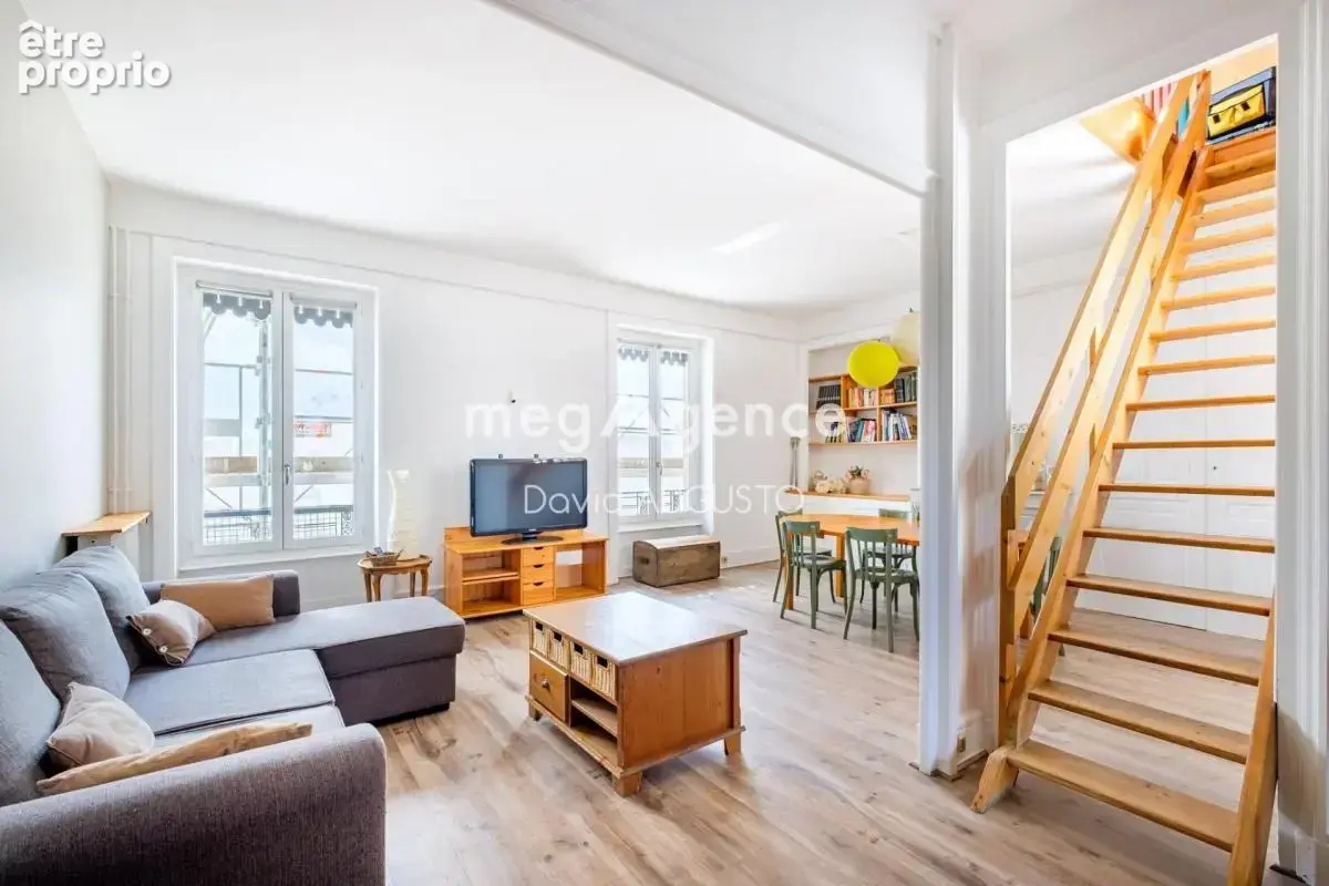 Dans bel immeuble ancien, duplex 3 chambres, au 5ème et dernier etage, cave - photo 4