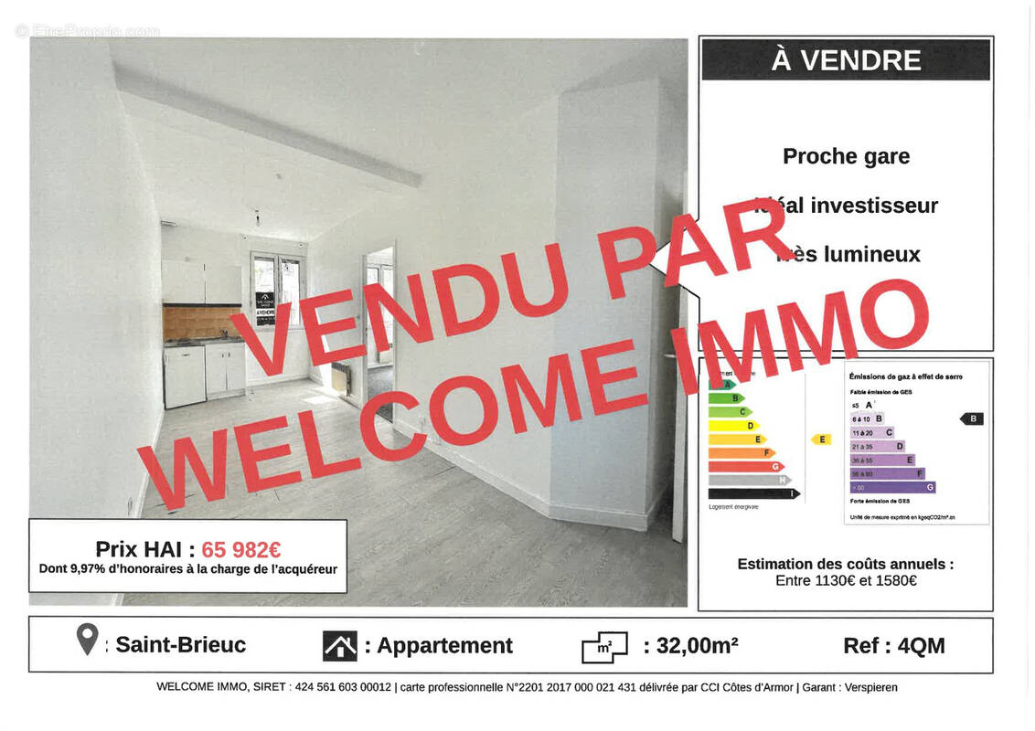 Appartement à SAINT-BRIEUC