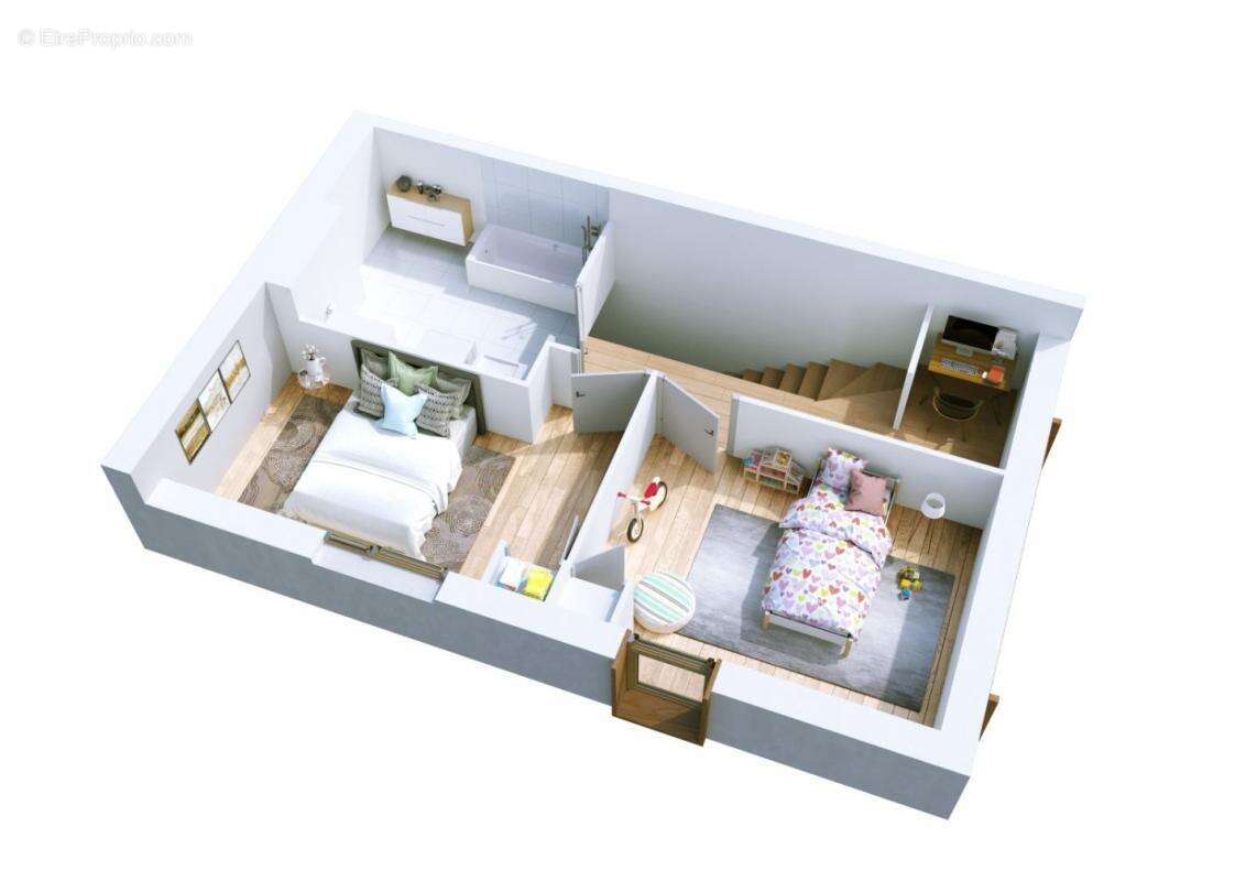 Appartement à LA RIVIERE-ENVERSE