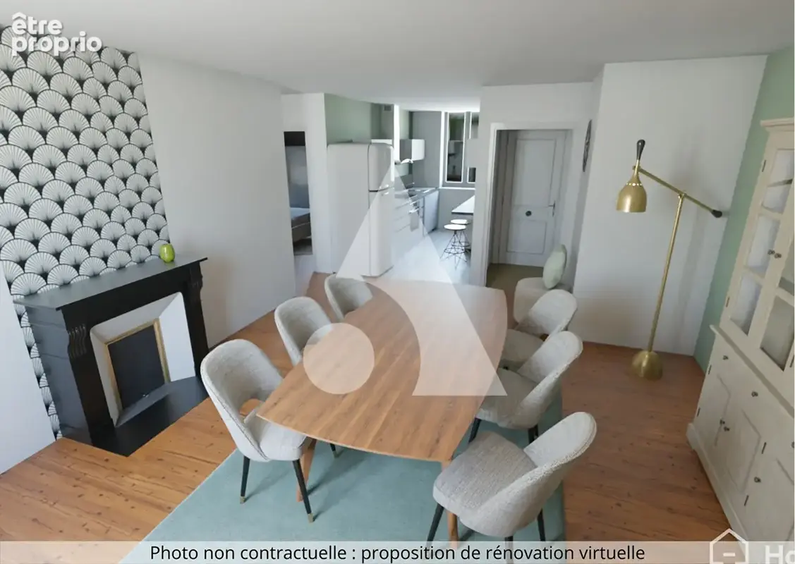 115m² de caractère, en duplex, au centre ville - photo 4