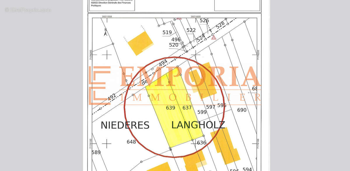 Terrain à HOCHSTATT