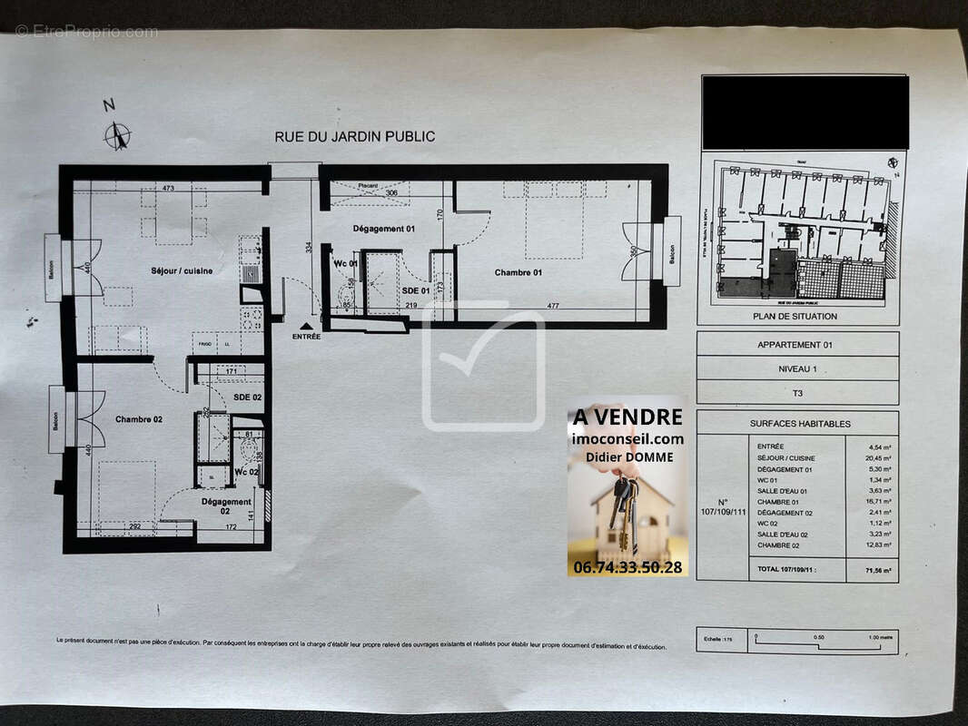 Appartement à LE BUGUE