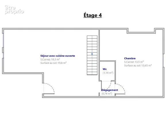 Église de pantin i duplex i 3 pieces i dernier etage - photo 12