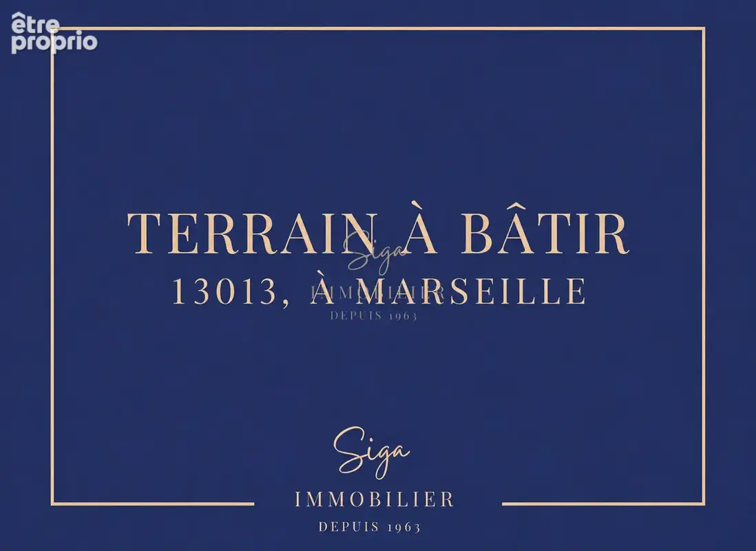 Terrain à MARSEILLE-13E