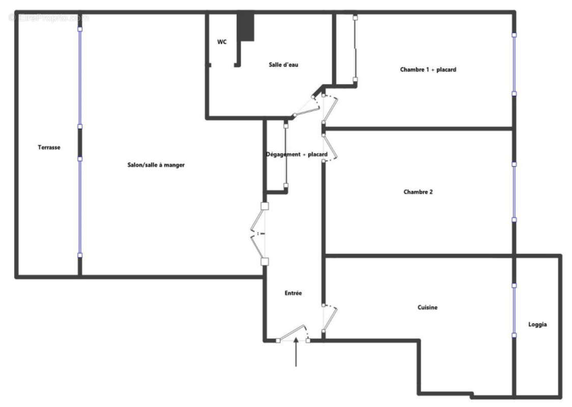 Appartement à LA TRINITE