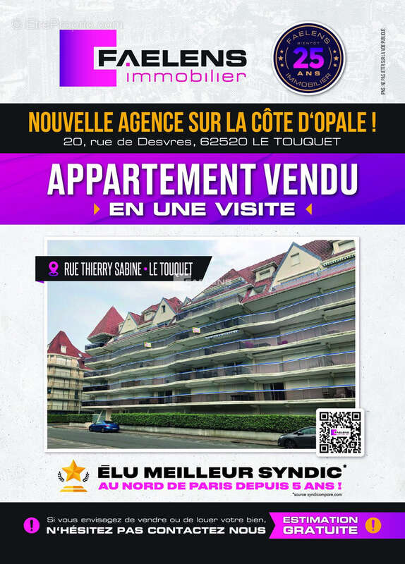 Appartement à LE TOUQUET-PARIS-PLAGE