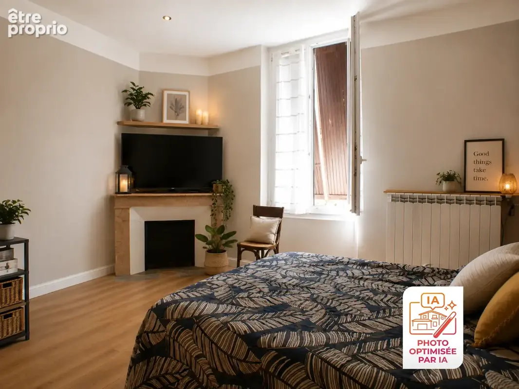 Romans-sur-Isère   Maison de ville 128 m2 - Bureau indépendant, 3 chambres, cour, garage et proximité gare - photo 12