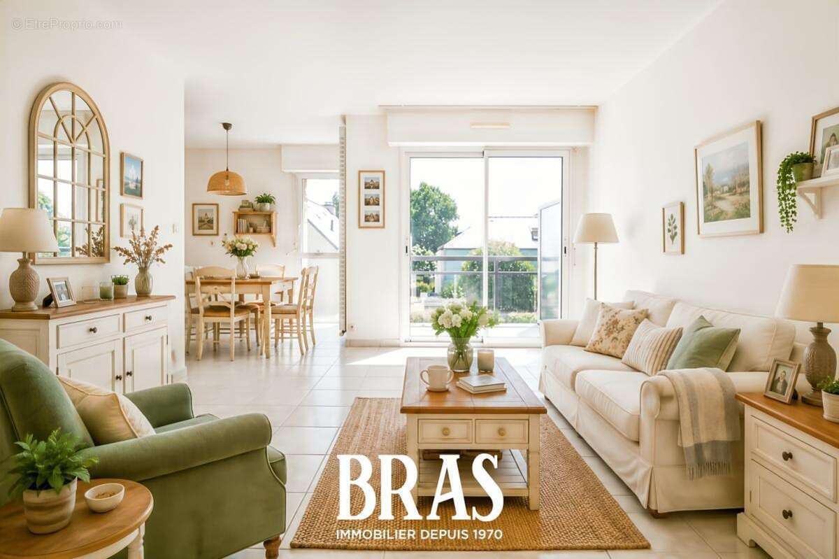 Appartement Vannes 2 pièce(s) 48.41 m2 balcon - photo 3