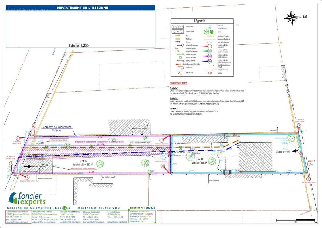 Terrain à PALAISEAU