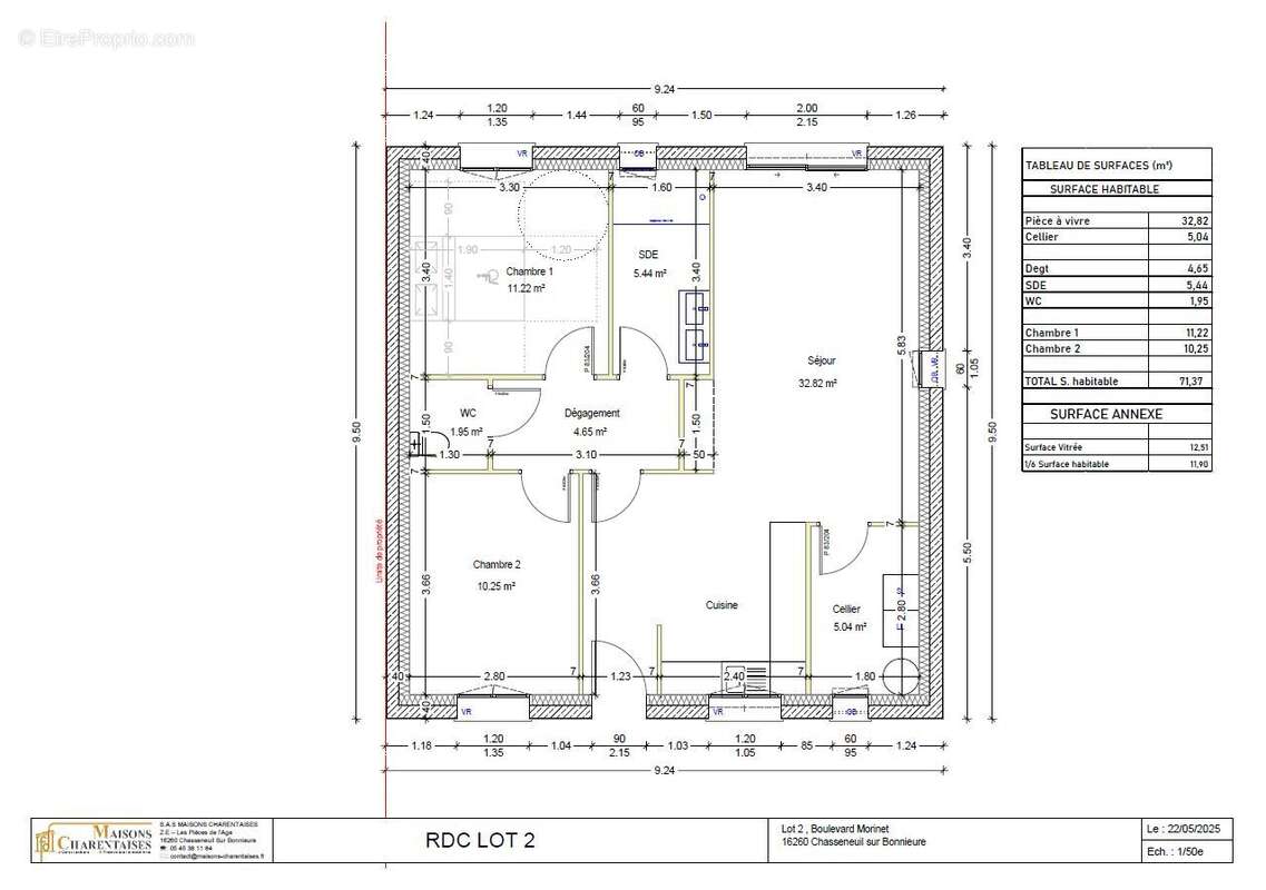 Maison à CHASSENEUIL-SUR-BONNIEURE