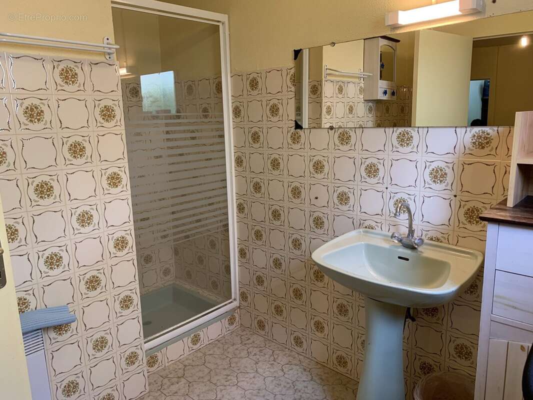 salle d&#039;eau du rdc  - Maison à JEGUN