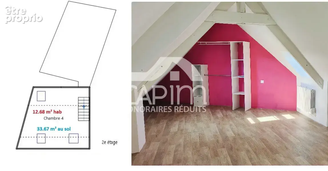Maison  115.4 m2 habitable, 139.6m² utile, 4CH, FO, jardin non attenant constructible-A84 - photo 17