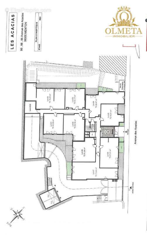Appartement à MENTON