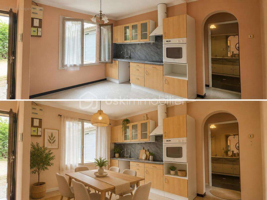 Maison traditionnelle de plain-pied avec jardin arboré, garage et forage – Nîmes Route de Beaucaire - photo 9