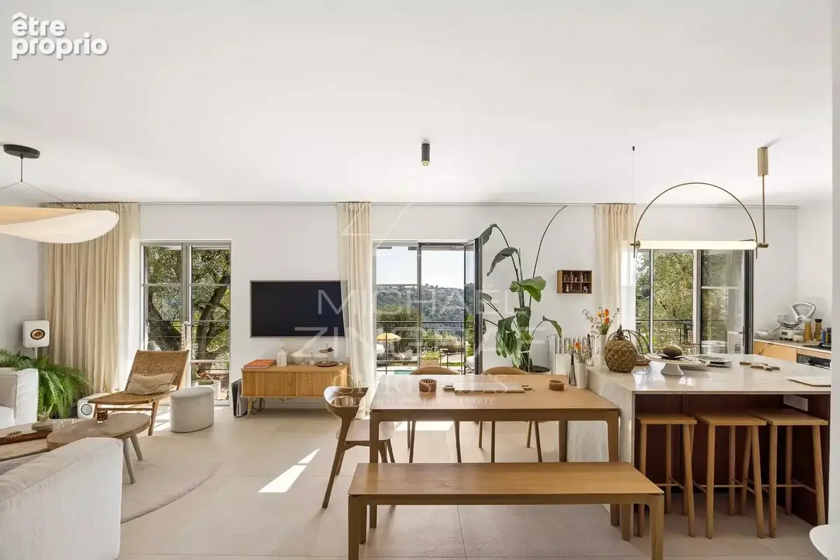 Nice - Bellet - Villa rénovée avec piscine, vue dégagée - photo 7