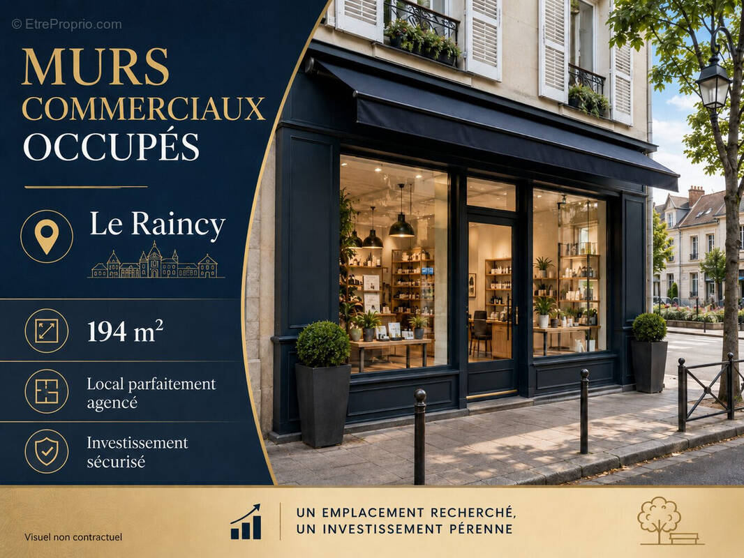 VISUEL NON CONTRACTUEL - Commerce à LE RAINCY