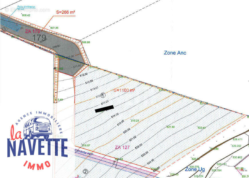 Terrain à VEYRE-MONTON