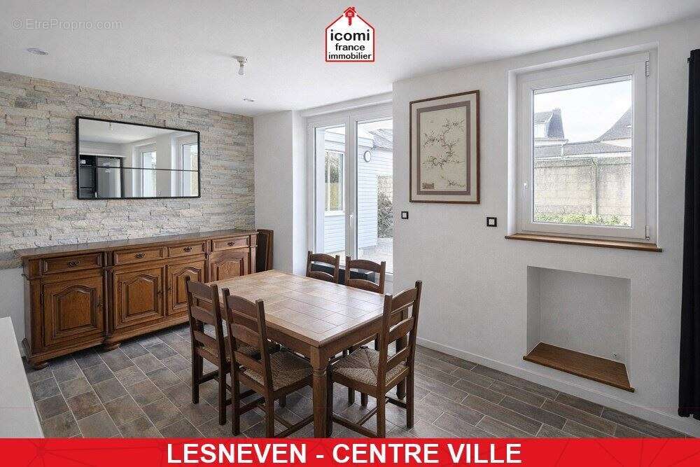 Finistere - lesneven (29260) - a vendre - maison t5 avec extension recente - 700m² de terrain - piscine - garage - dpe b - non m - photo 5