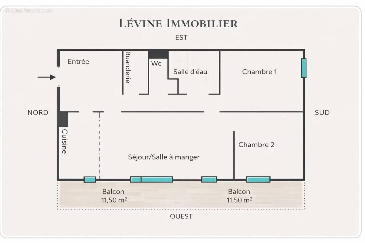 Appartement à PARIS-13E