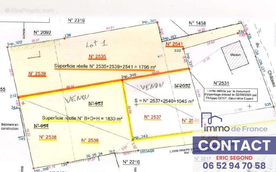 Terrain à LIVINHAC-LE-HAUT