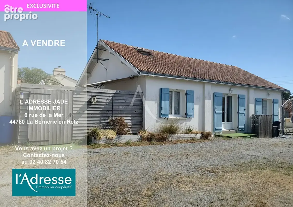 Maison à LA BERNERIE-EN-RETZ