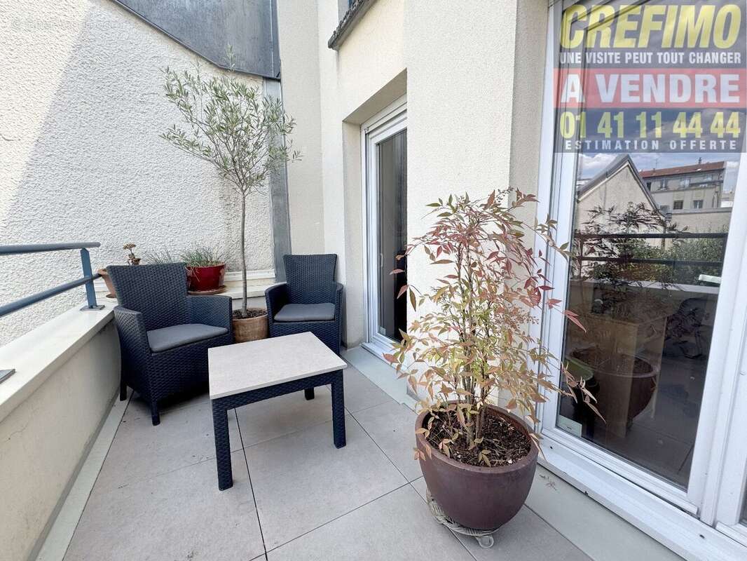 Appartement avec terrasse à vendre à Asnières-sur-Seine  Résidence de standing face aux jardins Louis Vuitton - photo 8