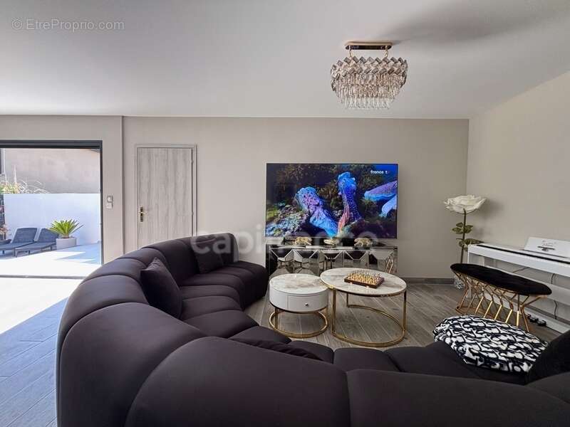 Pomérols (34), à vendre maison contemporaine de plain-pied p4 , surface totale 120 m2, terrain 370 m2, garage, secteur calme - photo 4