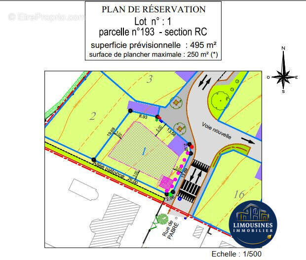 Terrain 495 m² à Limoges  - photo 2