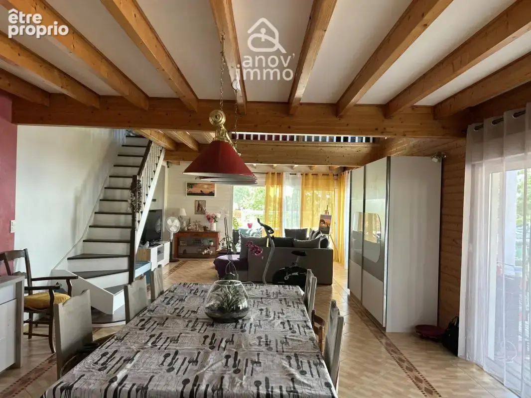 Maison bois 155 m2   Grande pièce de vie 70 m2   Jardin   Ga - photo 2