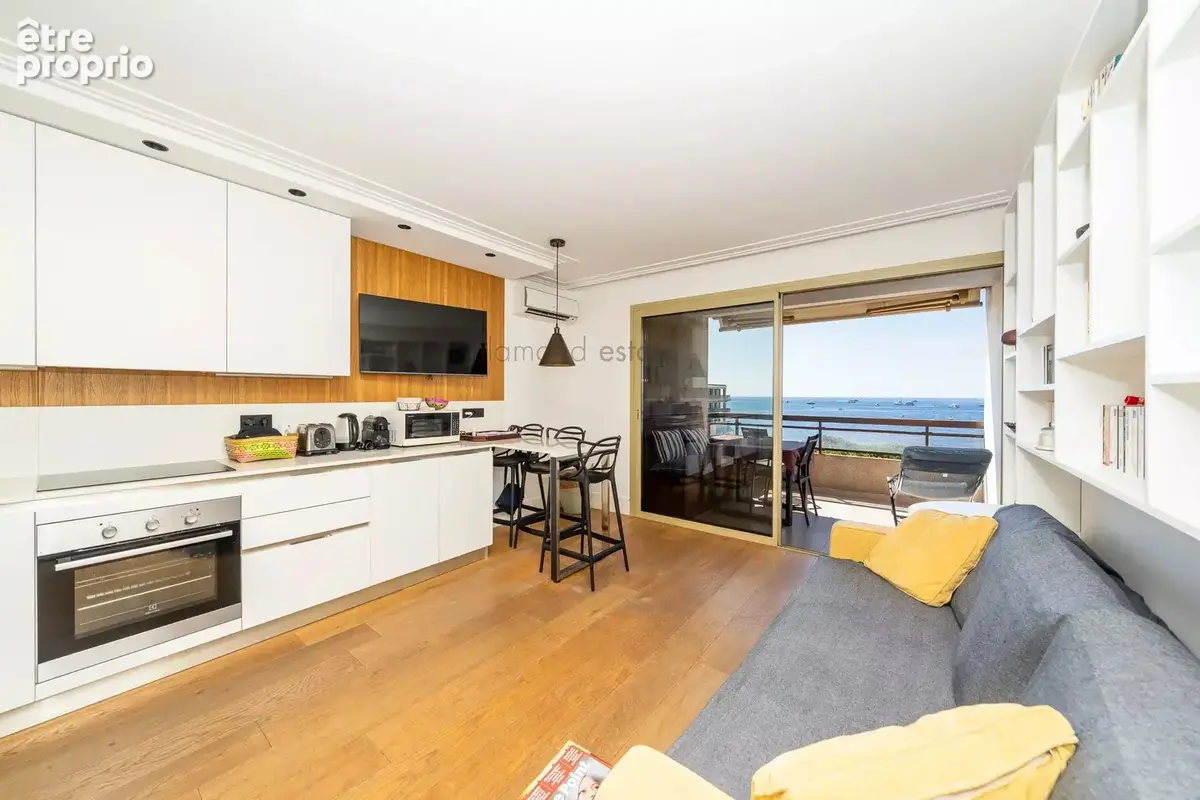 Juan les pins - studio avec terrasse - vue mer panoramique - photo 3