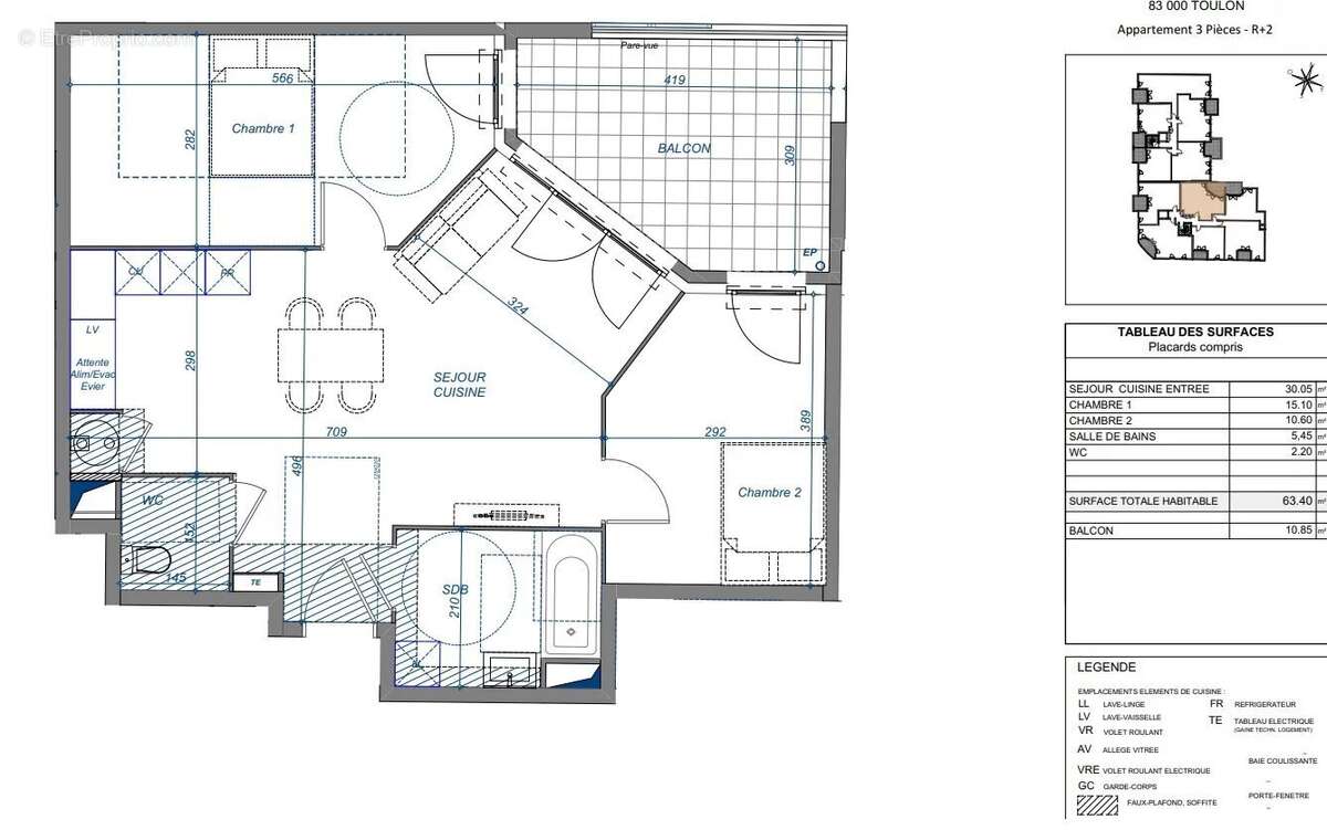 Appartement à TOULON