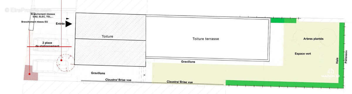 Terrain constructible 300 m² purgé de tout recours - photo 5