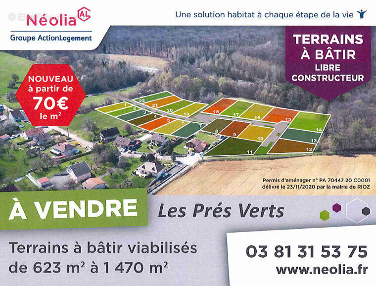 Terrain à RIOZ