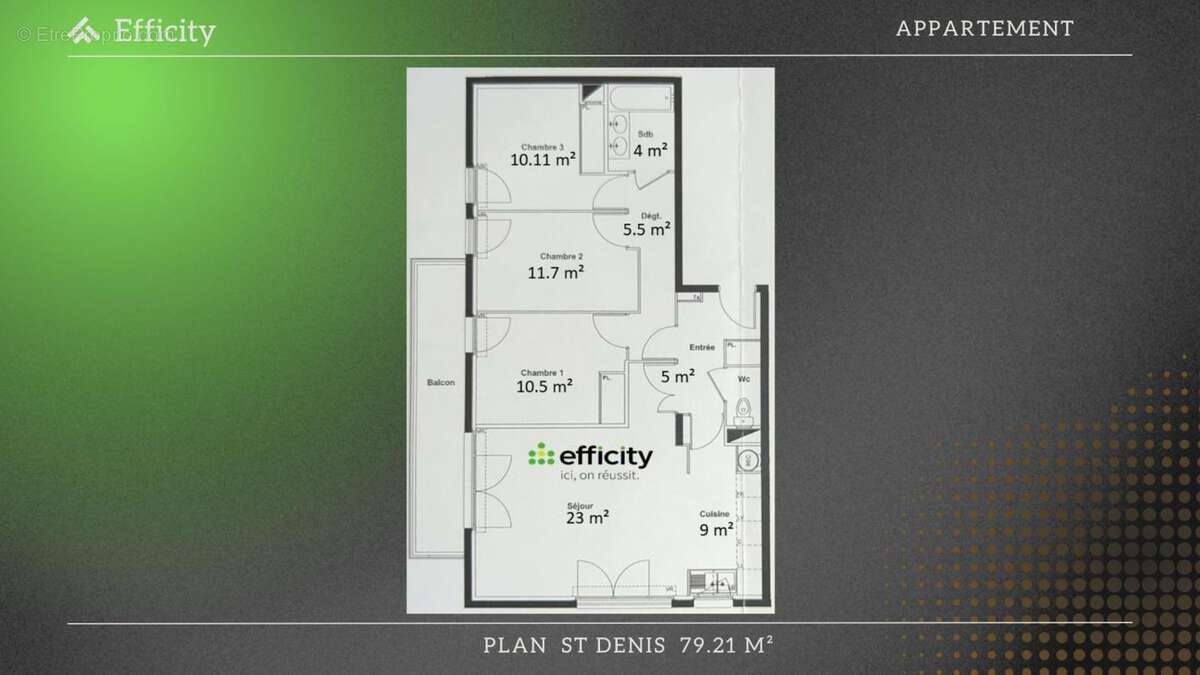 Appartement à SAINT-DENIS