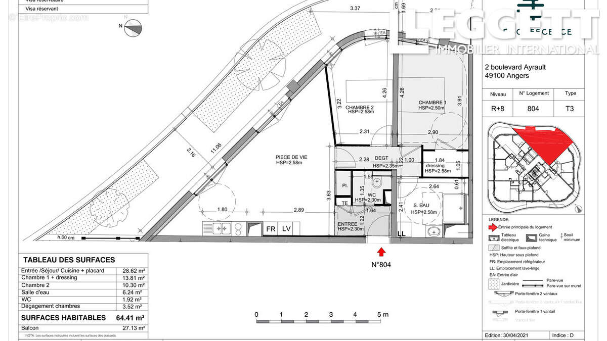 Appartement à ANGERS