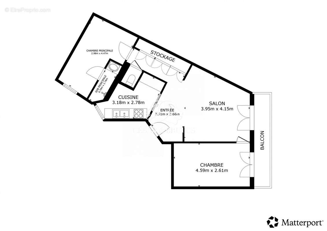 Appartement 57 m² à Paris-14e  - photo 2