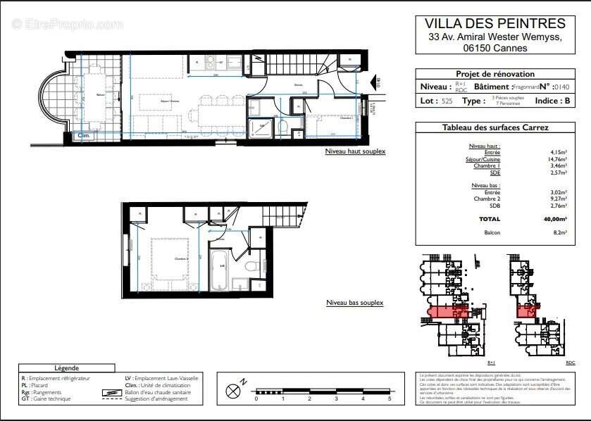 Appartement à CANNES
