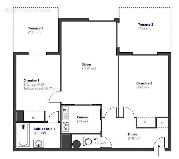 Appartement à CANNES