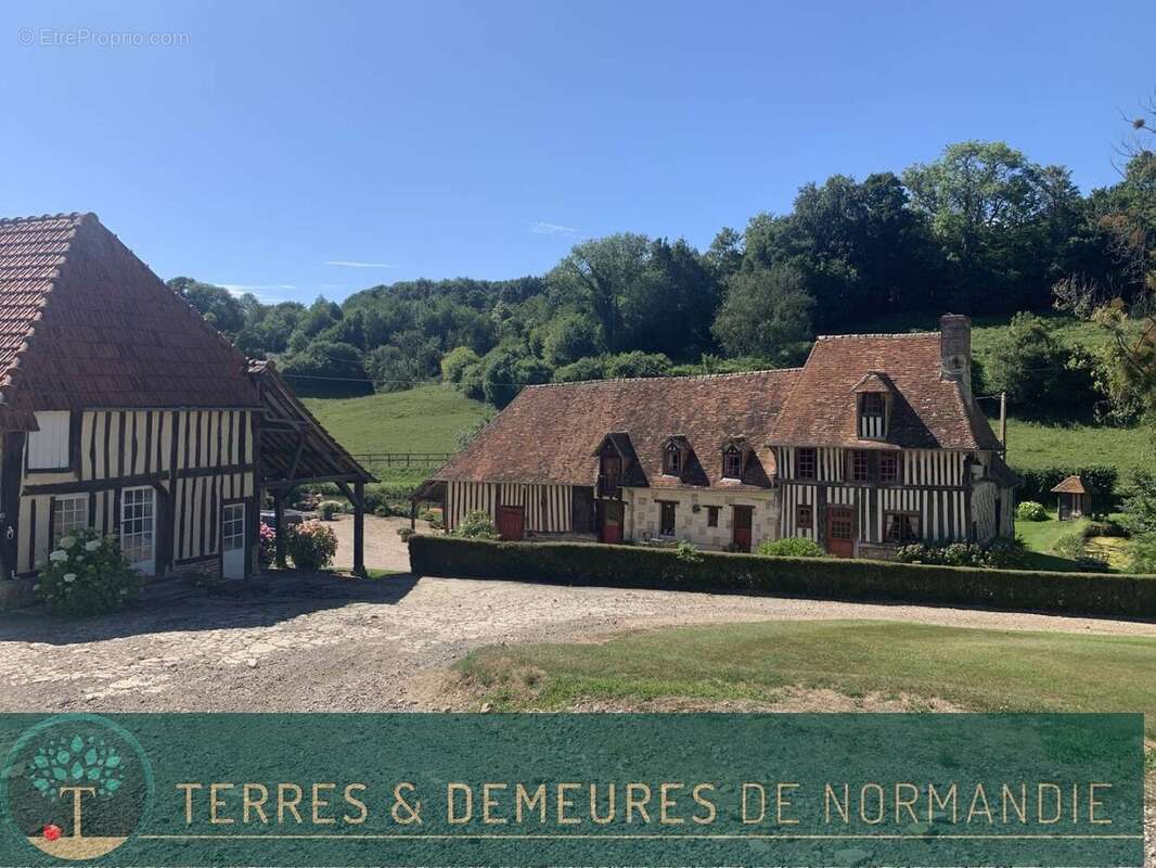 A vendre dans le PAYS D'AUGE du CALVADOS, secteur LISIEUX, haras d'élevage de chevaux sur une surface de 48 ha. - photo 3