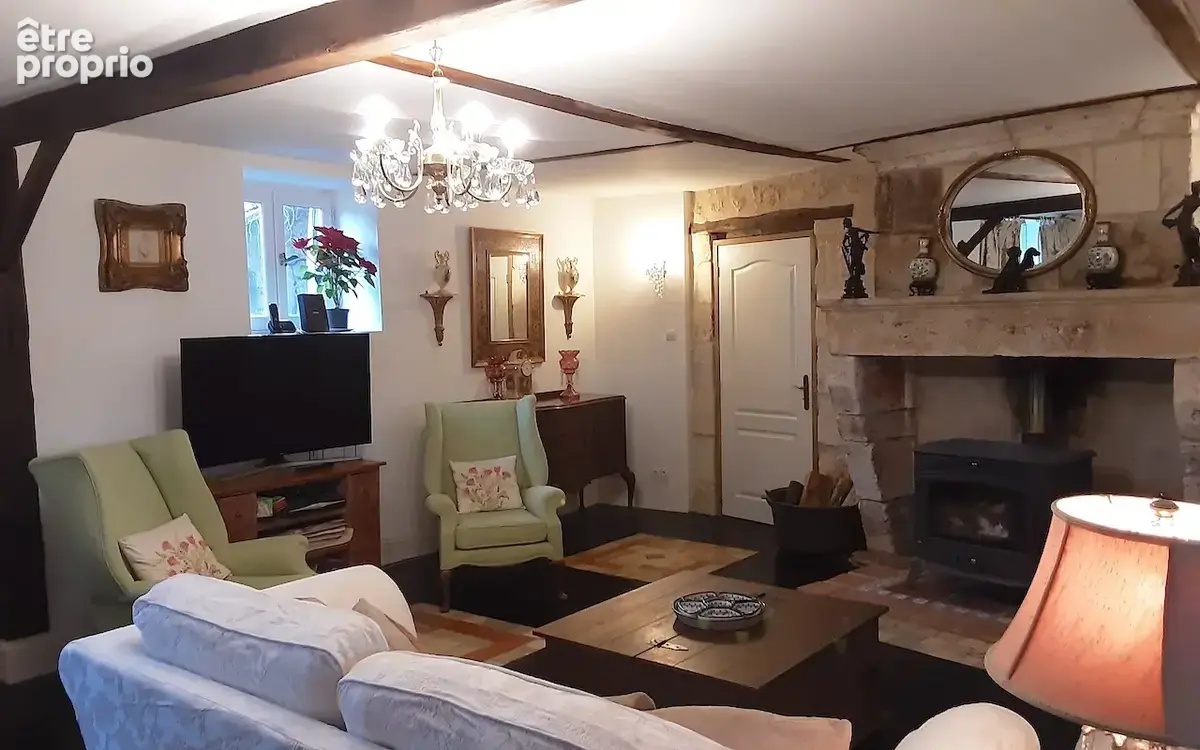 2 maisons en pierre renovée au calme, avec atelier sur terrain d'environ 1500m2 - photo 45