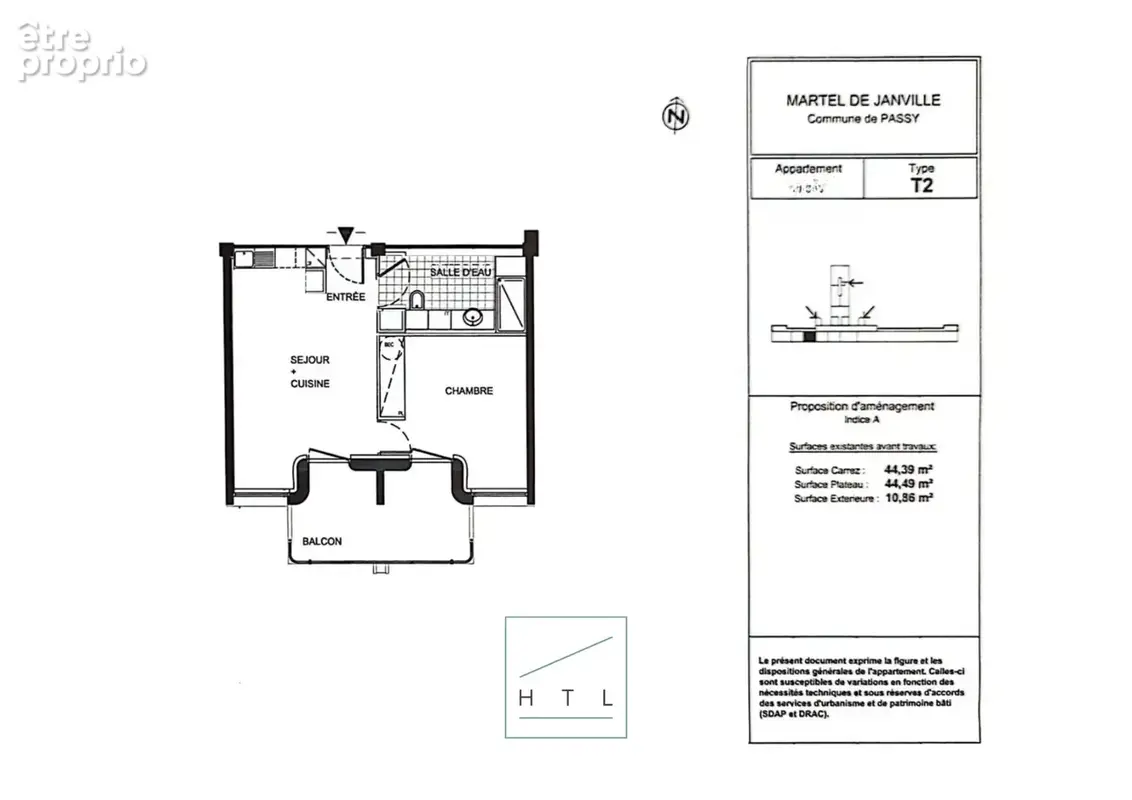 Appartement T2 de 40 m2 avec balcon face au Mont-Blanc à Passy - photo 9