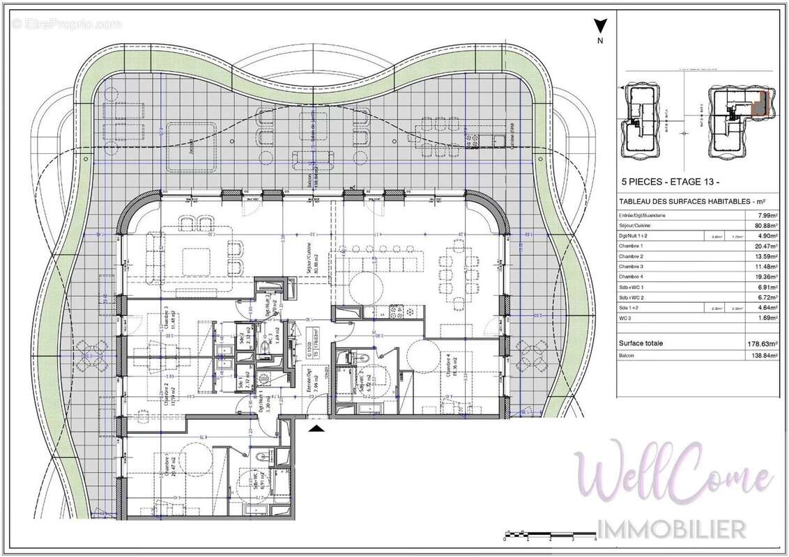 VEFA - Appartement T5 de 178m² en Attique S/O (2 Box inclus) à Aix-Les-Bains ! - photo 5